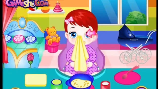 Уход за малышкой Лулу, видео игра для детей смотреть онлайн
