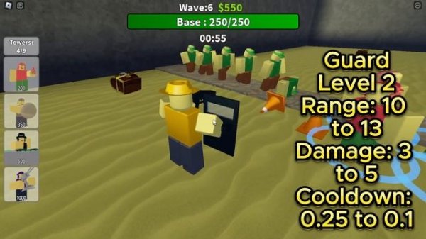 Guard Tower Review (Tool Tower Defense) Roblox