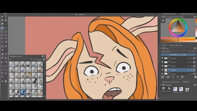 ГОЛОВА РАСКАЛЫВАЕТСЯ | ПРОЦЕСС РИСОВАНИЯ | DRAWING смотреть онлайн