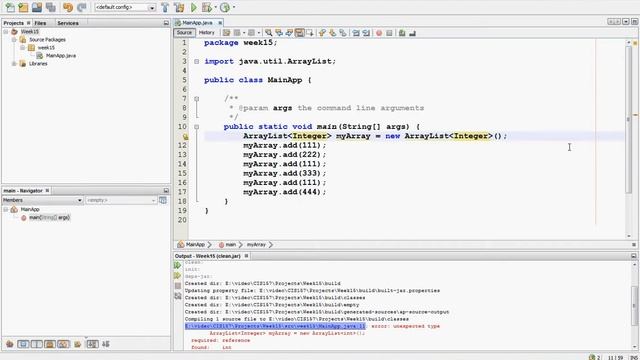 Week 14 Java Collections and Generics Part 17 смотреть онлайн