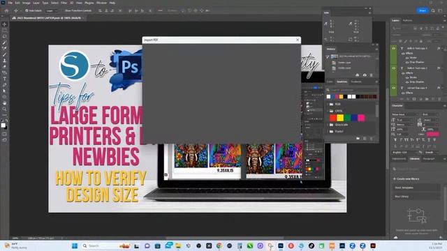 Silhouette Studio to Photoshop for Beginners| How to Verify Design Size смотреть онлайн