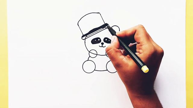 How to Draw Panda 🐼 | Cute Panda Drawing | Step by step #cutepanda #panda смотреть онлайн