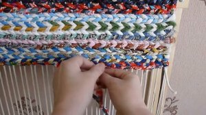 Коврик из лоскутков