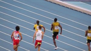 Усейн Болт (Usain Bolt) Забег 200 метров Чемпионат мира по легкой атлетике Москва 2013
