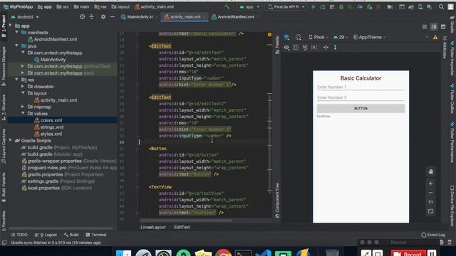 Basic Calculator in Android Kotlin смотреть онлайн