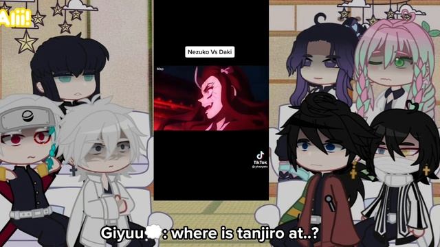 Hashiras react to Nezuko kamado || 2/3 || kamado siblings • demon slayer • смотреть онлайн
