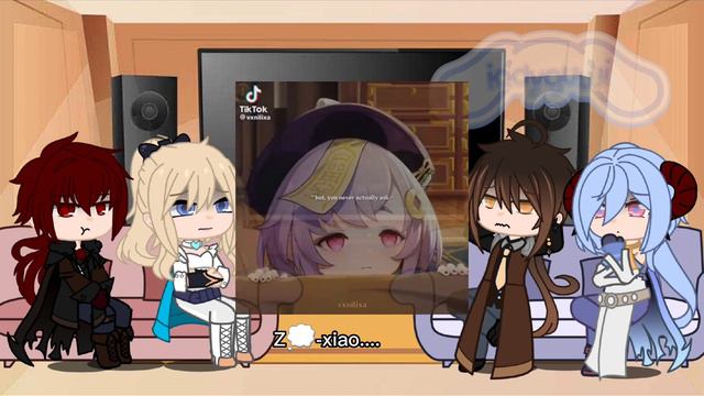 Mondstadt And Liyue Reacts To Xiao [XIAOVEN] || Iadyguuji