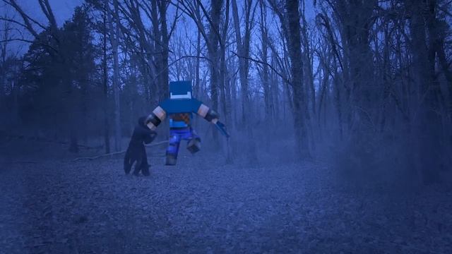Realistic Minecraft: Star Wars Kylo Ren VS Minecraft Little Square Face Minecraft Song смотреть онлайн