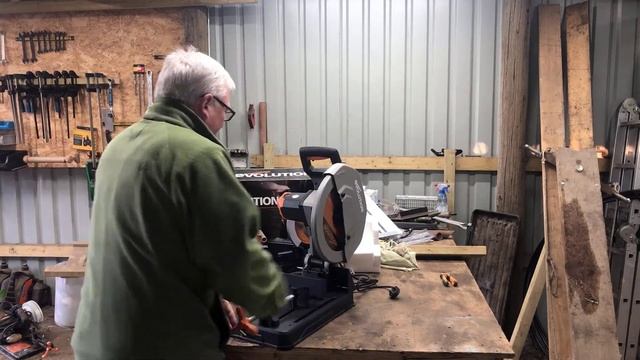 Evolution R355 CPS 240V Chop saw review смотреть онлайн