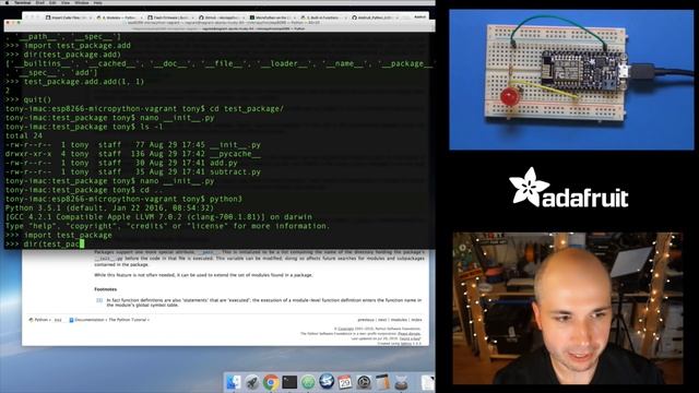 MicroPython Basics: Loading Modules with Tony D! @micropython #LIVE смотреть онлайн