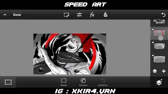 [ Speed Art ] - Anime Brush Style - Photoshop Touch Android смотреть онлайн