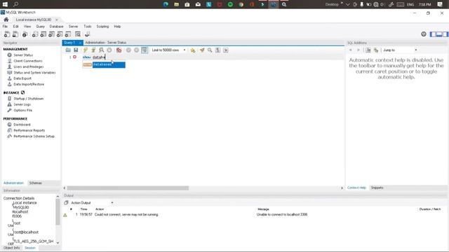 MySQL | Working With Workbench