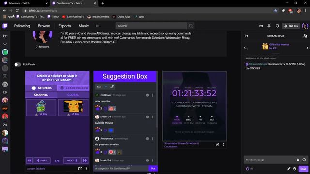 How to Add CUSTOM Stream Stickers on Twitch - Streamlabs OBS смотреть онлайн