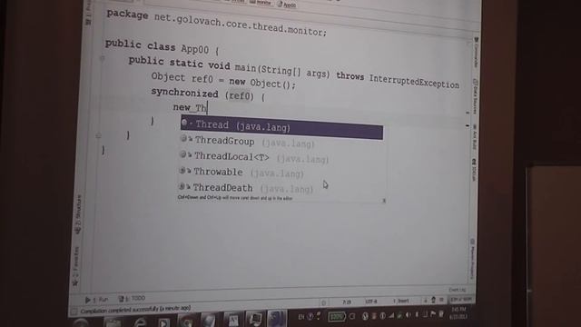 Java Core April: Потоки. Лекция #15. (часть 1) смотреть онлайн