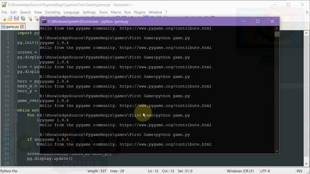 #Pygame Урок 2.8 Максимальные координаты смотреть онлайн