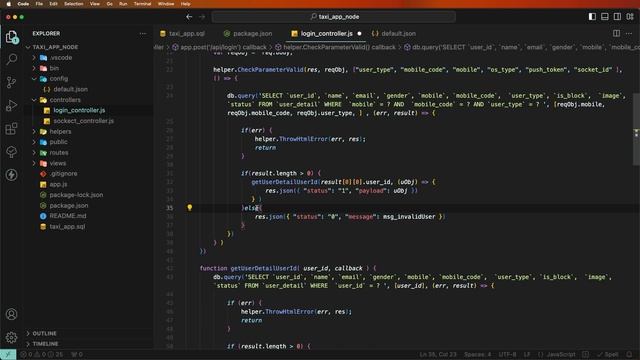 #1 Developing a Taxi Driver & User App: Node.js, Express, and MySQL Admin & App Login REST API смотреть онлайн