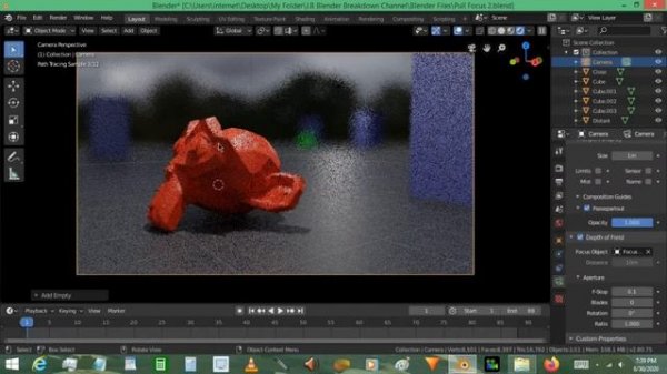 How to Pull Focus in Blender (Tutorial)