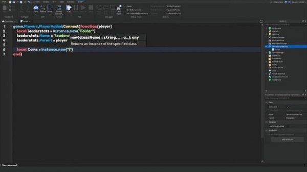 How to Make a Leaderstats Script in Roblox Studio!