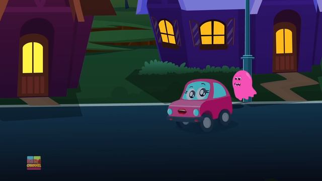Zombie In The Dark | Little Red Car | Halloween Videos For Children | Kids Channel Cartoons