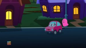 Zombie In The Dark | Little Red Car | Halloween Videos For Children | Kids Channel Cartoons
