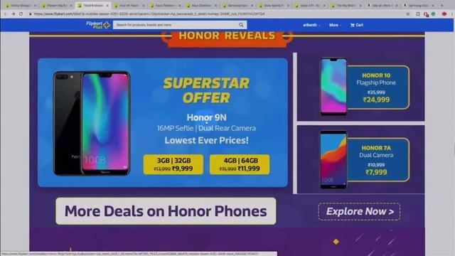 Flipkart & Amazon Festival Offers On Mobiles ll in telugu ll смотреть онлайн