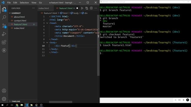 Git Branching & Merging | Git & Github Tutorial for Beginners(Hindi) Part 5 смотреть онлайн