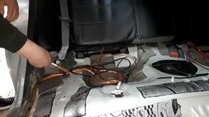 Снятие спинки заднего дивана НИССАН АЛЬМЕРА КЛАССИК !!!