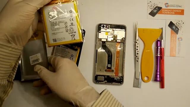Замена экрана Huawei P8 Lite / Замена Дисплея, Разборка, Ремонт