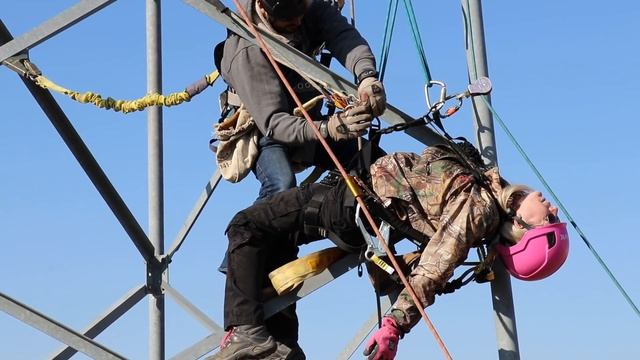How to rescue -Cell Tower Training- Authorized Climber, Competent Climber смотреть онлайн
