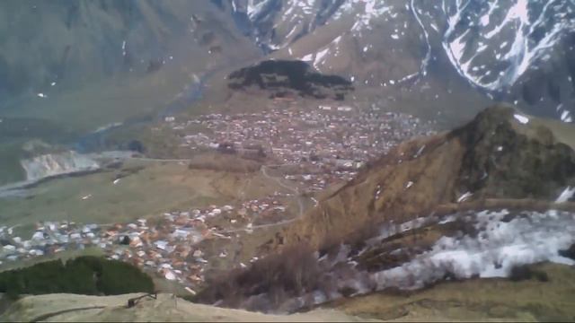Kazbegi, Georgia, Caucasus смотреть онлайн