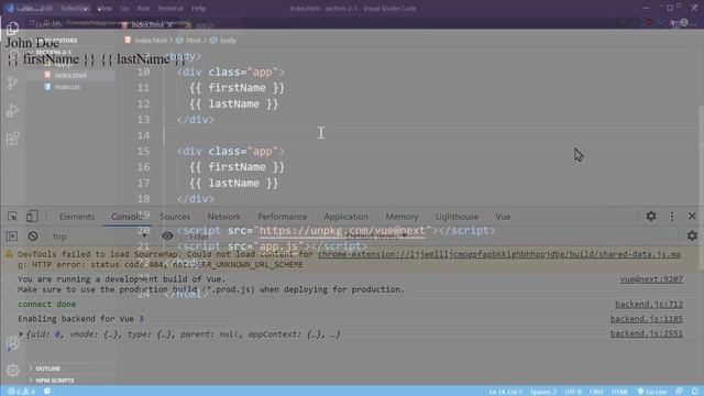 Vue web Development 2021 Tutorials part-7 (Multiple Vue Instances) смотреть онлайн