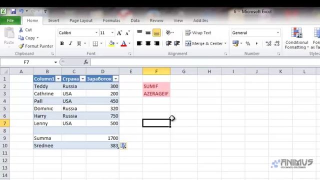 Microsoft Office Excel 2010 Урок 12 [Animuschool] смотреть онлайн
