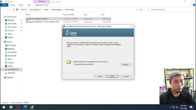 Tutorail Install JDK Java dan Apache Netbeans IDE 15 смотреть онлайн