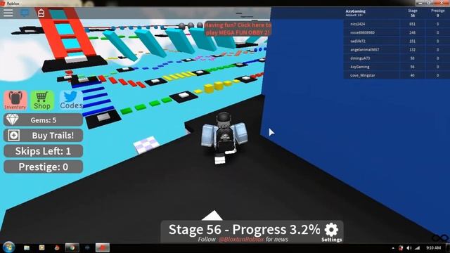 ROBLOX - ? MEGA FUN OBBY ? - [ GIVEAWAY BUILDERS CLUB ] [ TAGALOG PT.2] смотреть онлайн