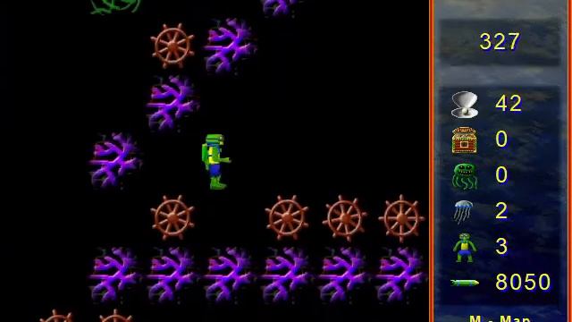 Repton 3 Oceans Level 1 - Under the Sea смотреть онлайн