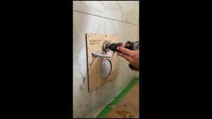 Шаблон для разметки и монтажа инсталляции