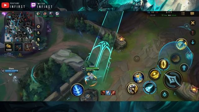 КАК ПРЕТЕНДЕНТ ЭЗРЕАЛЬ ИГРАЕТ НА ЛИНИИ ДРАКОНА | League of Legends Wild Rift смотреть онлайн