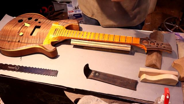 Scratch Building an Electric Guitar - Astrolabe 25 - Episode 13 - Sweet T Guitars смотреть онлайн