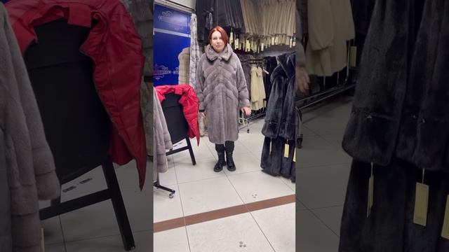 Новинка прямая женская норковая шуба с капюшоном в Дубну Меховой на Тверской на заказ смотреть онлайн