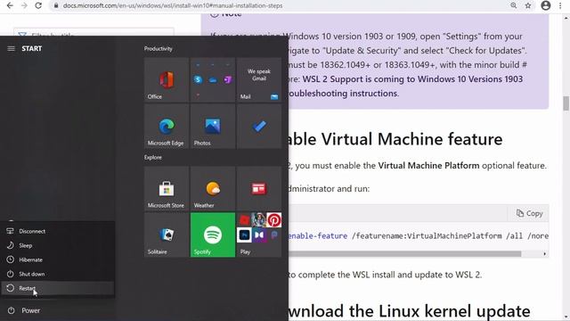Install WSL and Ubuntu 20.04 on Windows 10 смотреть онлайн