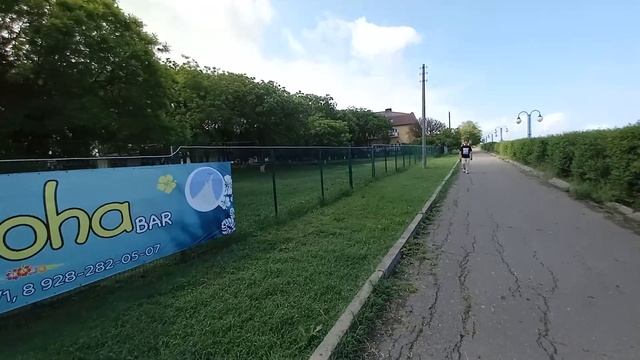 Отдых в Ейске на Азовском море . " Казачий курень " на Приморской набережной . Начало сезона . смотреть онлайн
