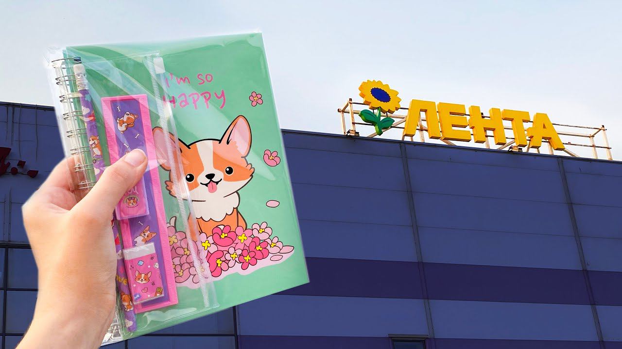 BACK to SCHOOL - ДЕШЕВАЯ КОРГИ Канцелярия для ШКОЛЫ в ЛЕНТЕ Самая МИЛАЯ Коллекция смотреть онлайн