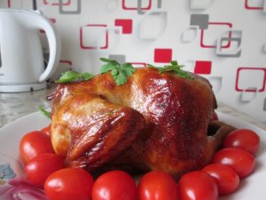 КУРИЦА ГРИЛЬ В ДУХОВКЕ НА ВЕРТЕЛЕ РЕЦЕПТ