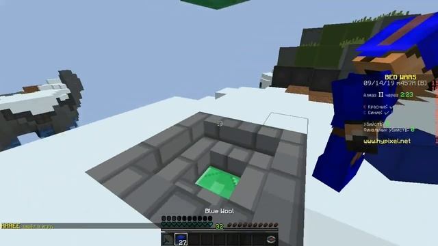 НОВЫЙ РЕЖИМ 4 VS 4 БИТВА ДВУХ КОМАНД В МАЙНКРАФТ BED WARS Minecraft Bed Wars (Mini-Game) смотреть онлайн