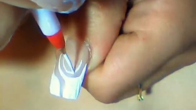 Abstract Nail Art Tutorial | Black and White Nails ♥ Абстрактный Черно-Белый Дизайн Ногтей смотреть онлайн