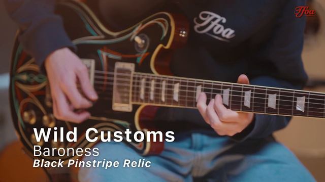 Wild Customs Baroness Black Pinstripe Relic & Gibson Hummingbird 1960 Murphy Lab | New Arrivals #24 смотреть онлайн