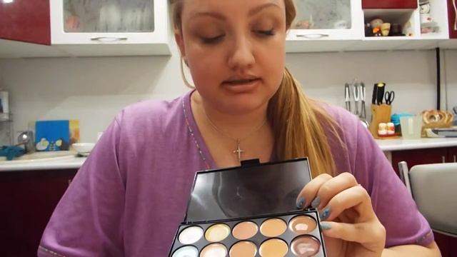 Посылка из Китая. Палетка корректоров. смотреть онлайн