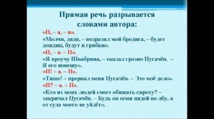 Урок русского языка в 8 классе. «Прямая и косвенная речь».