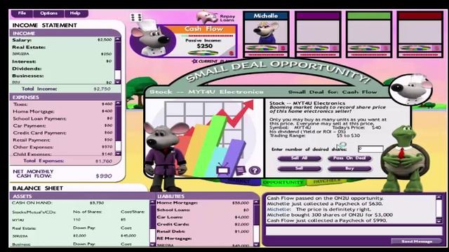 Cash Flow Game 101 Gameplay смотреть онлайн