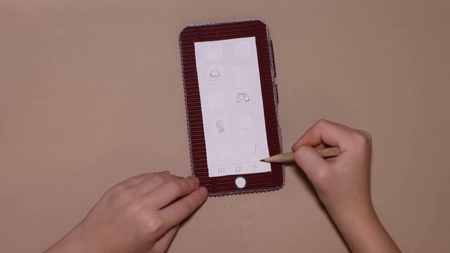 Как сделать поделку Телефон из бумаги своими руками смотреть онлайн